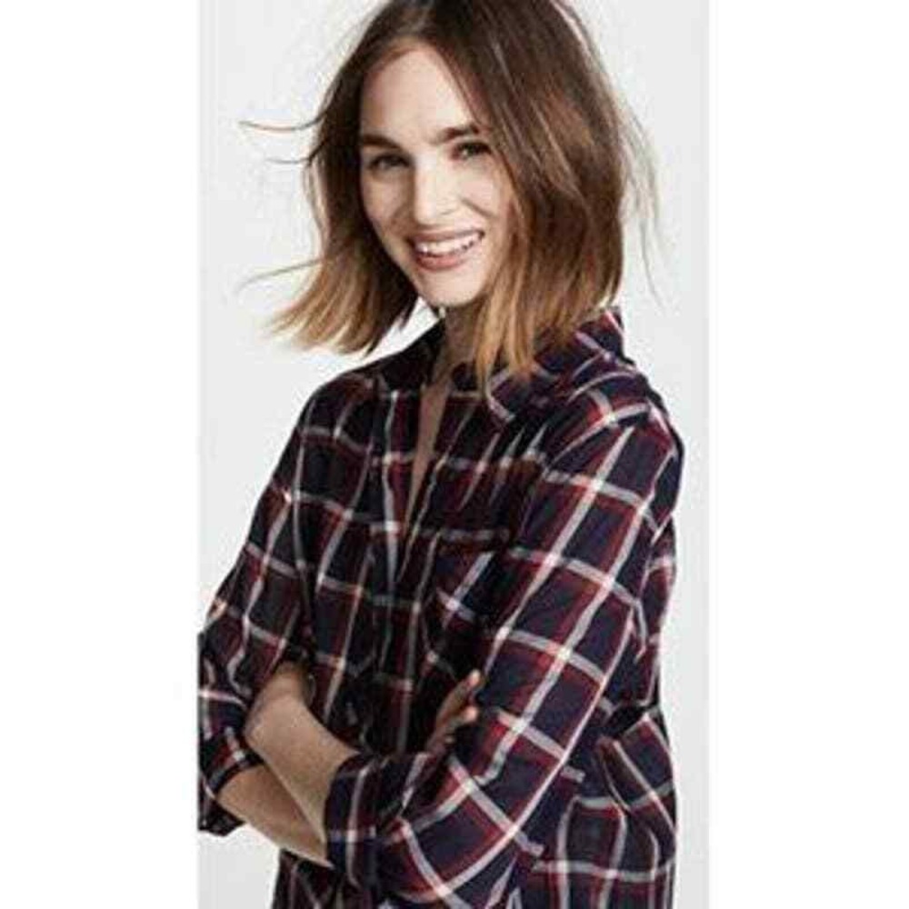 Rag and Bone Robbie Plaid Shirt Sz XS - Picture 5 of 5